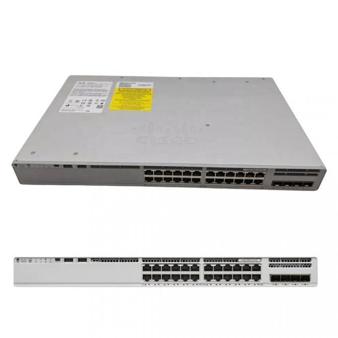 Cisco Catalyst C9300L-24T-4X-E Network Essentials Cisco Switch 24 Port Fixed Uplinks with 4X10G Data PoE Function Cisco Switch 0